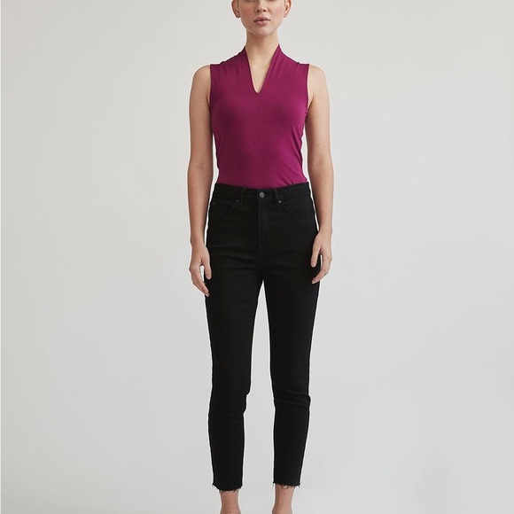 RW&Co purple/burgundy sleeveless Blouse - Picture 4 of 8